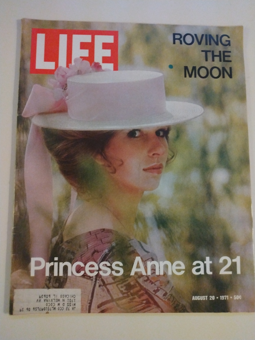 Magazine Cover Art Print in Pink and Cream